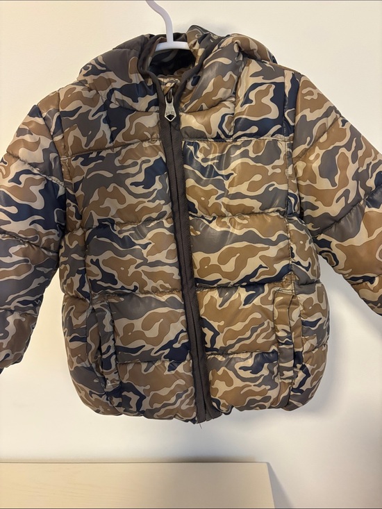 Zara Other - Zara Kids Camo Puffer Jacket in Brown & Tan